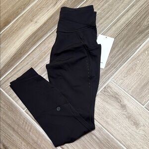 lululemon athletica Fast and Free Black Leggings